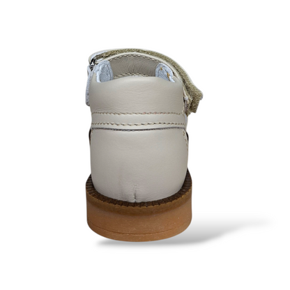 Sandalo tallonato primi passi Balducci Cita beige battesimo bambina - Scarpetteria Gica Trani
