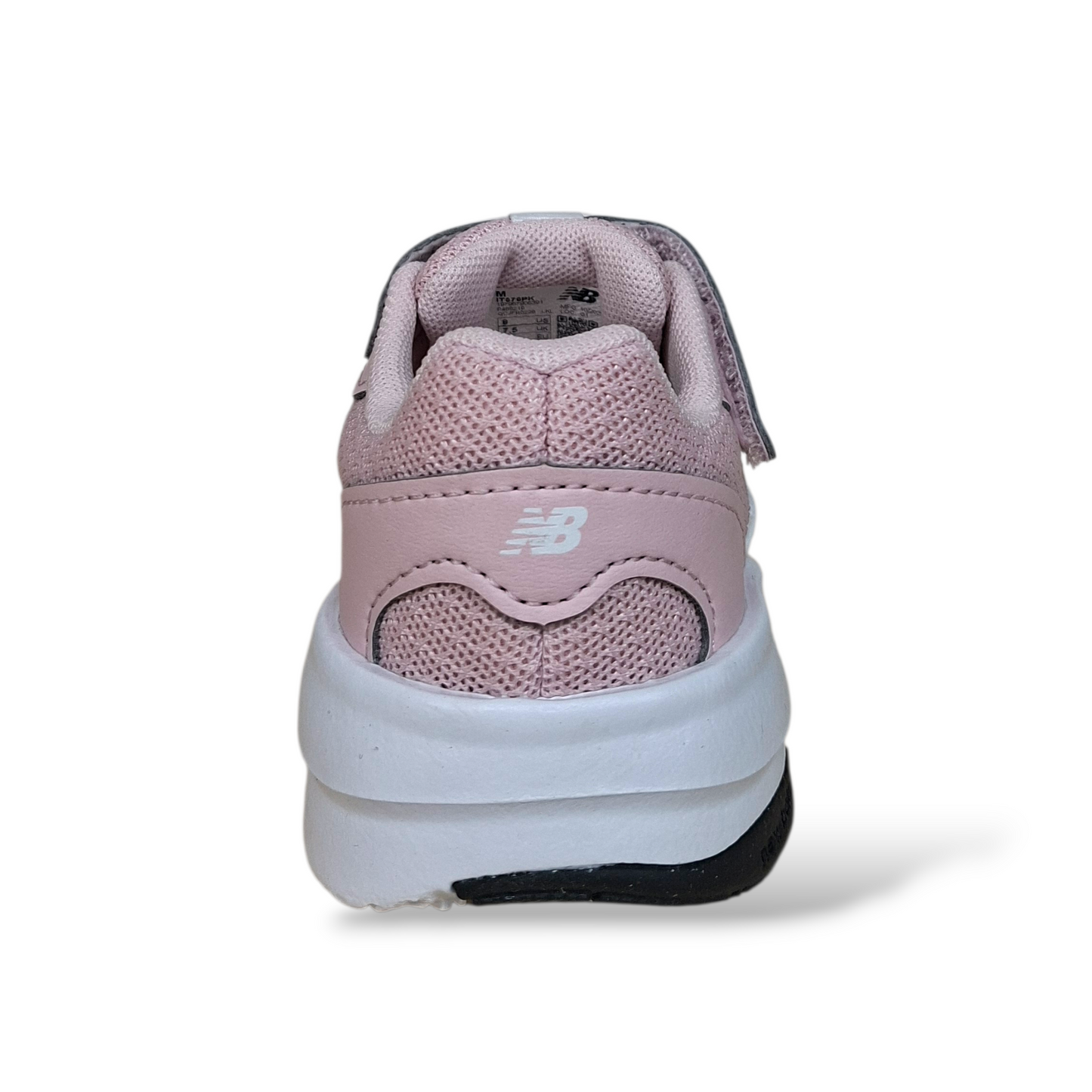 scarpe-bambina-new-balance-578-rosa-bianco-velcro-laccio-elastico-scarpetteria-gica-trani
