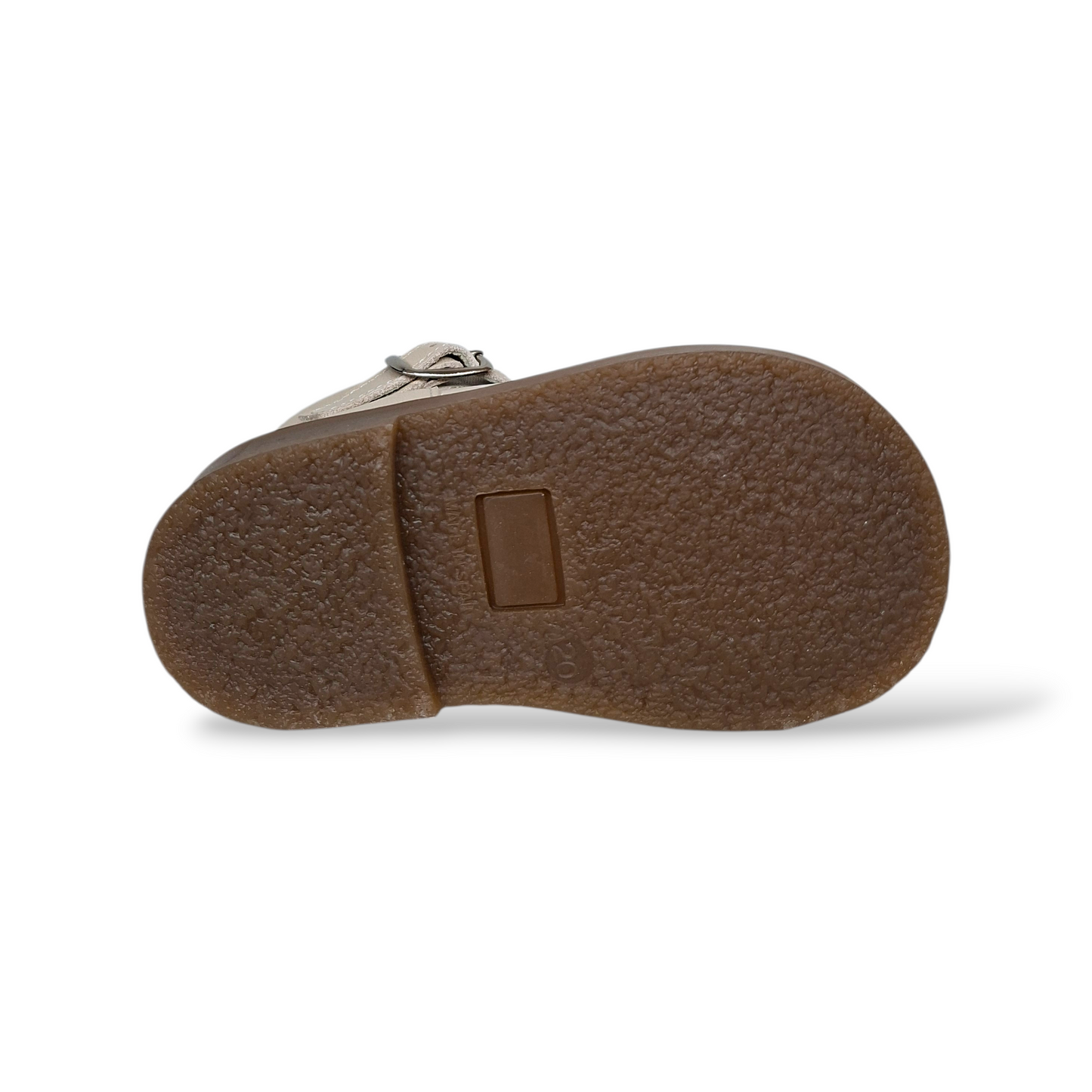 occhi-di-bue-neonato-panyno-beige-suola-antiscivolo-comfort-scarpetteria-gica-trani
