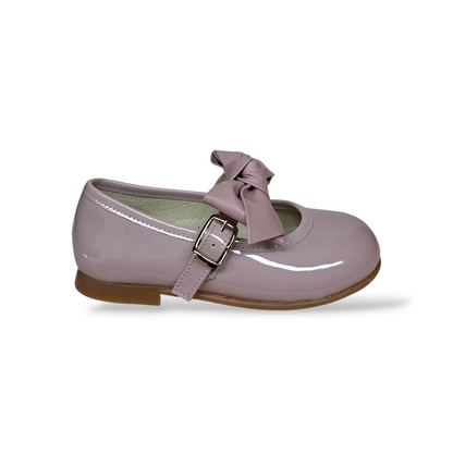 ballerine-bambina-panyno-cipria-vernice-fibbia-fiocco-scarpetteria-gica-trani
