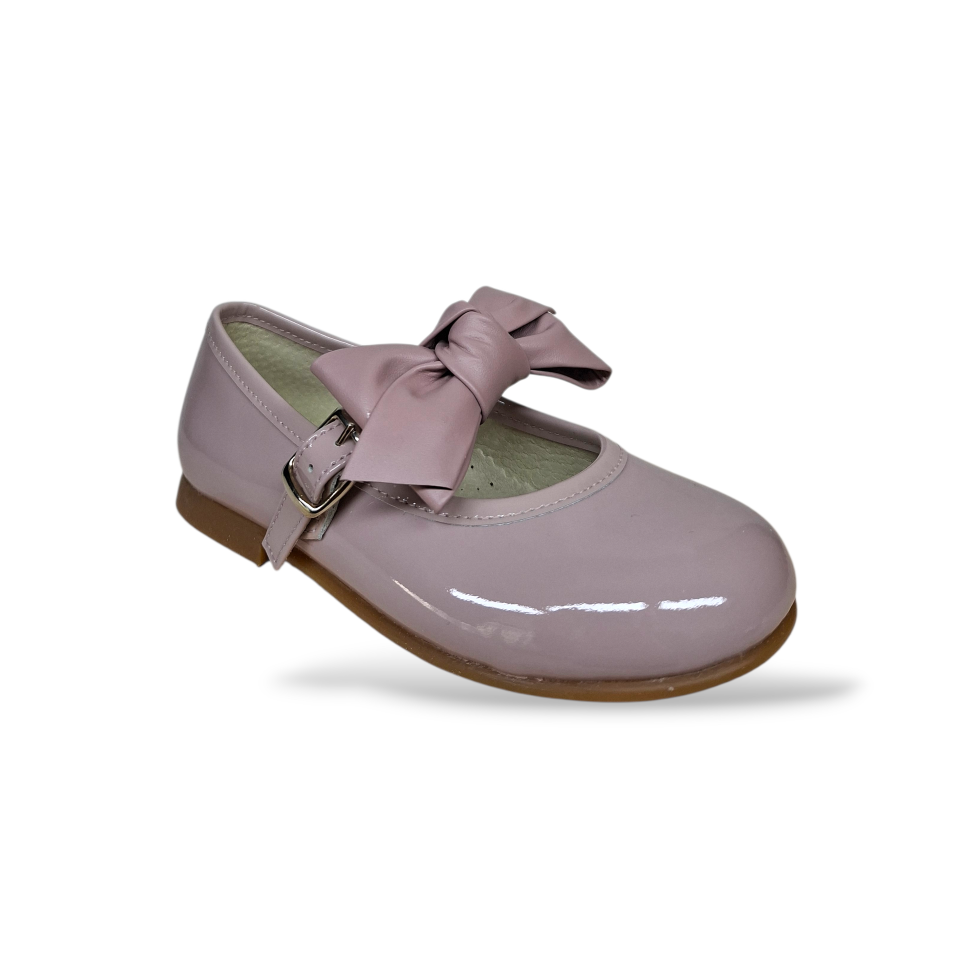 scarpe-cerimonia-bambina-panyno-cipria-vernice-fiocco-estraibile-scarpetteria-gica-trani
