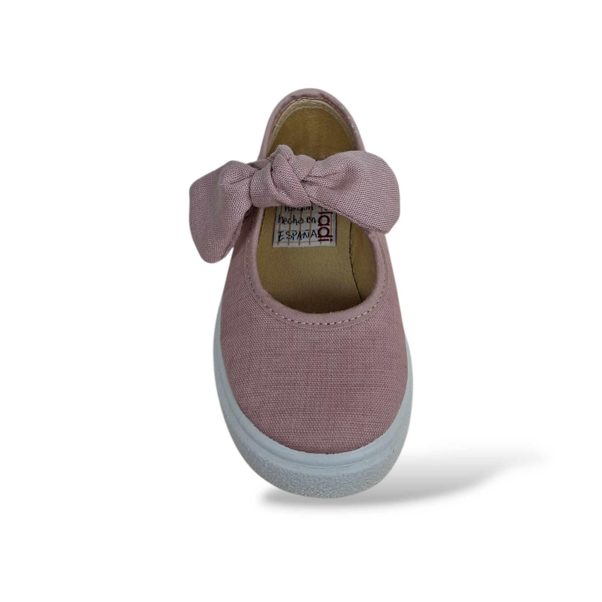 Scarpe-scuola-bambina-cipria-tela-VUL-LADI-casual-eleganti-Scarpetteria-Gica-Trani
