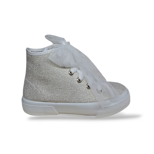 Sneakers-bambina-bianco-glitter-VUL-LADI-lacci-cerimonia-Scarpetteria-Gica-Trani
