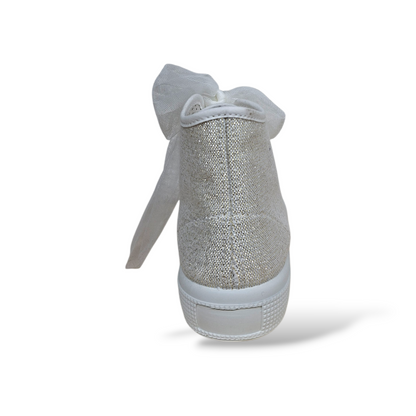 Sneakers-bianco-glitter-lacci-tulle-bambina-ragazza-taglia-24-39-Scarpetteria-Gica-Trani
