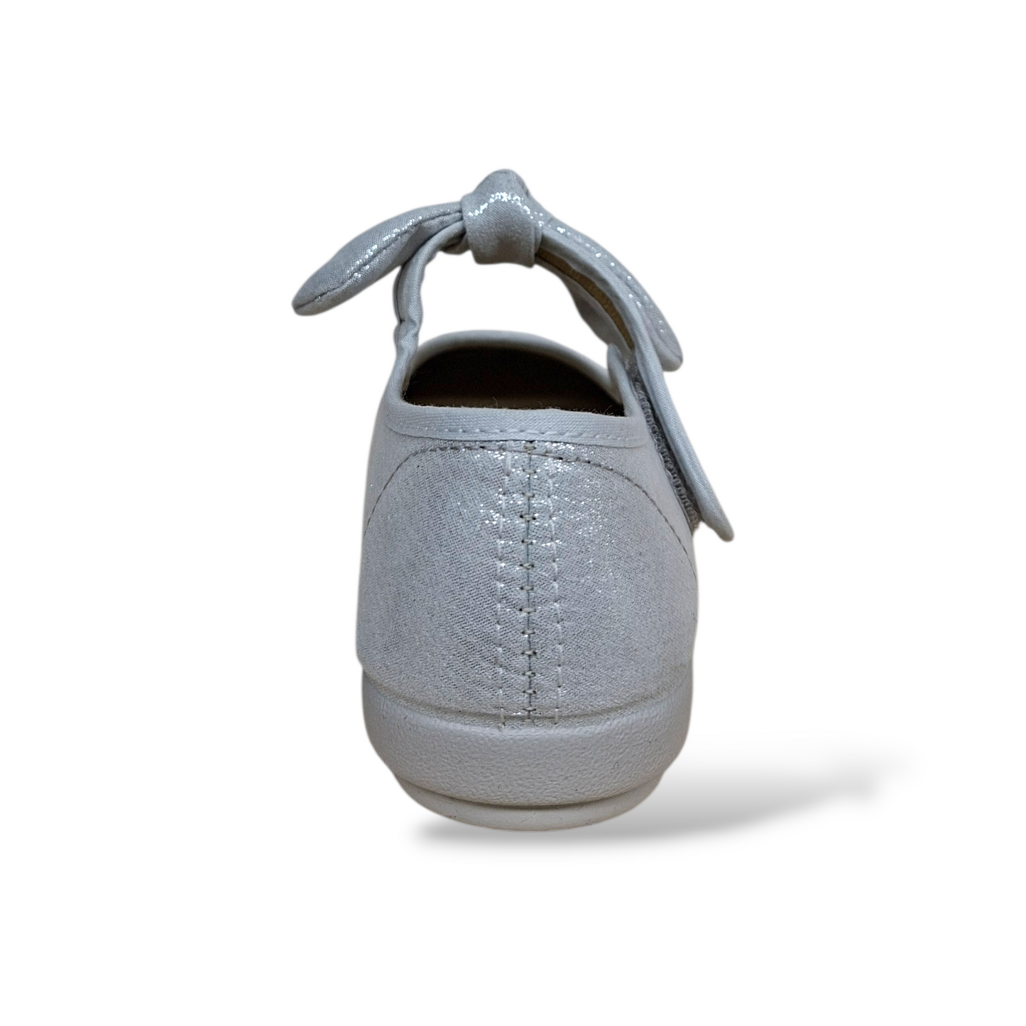 Ballerine-argento-fiocco-estraibile-bambina-ragazza-taglia-22-37-Scarpetteria-Gica-Trani
