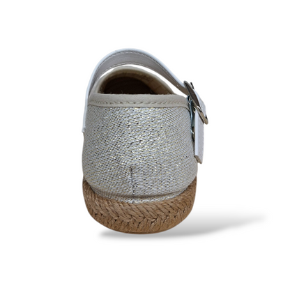 Espadrillas-bianco-beige-fibbia-bambina-ragazza-taglia-24-37-Scarpetteria-Gica-Trani
