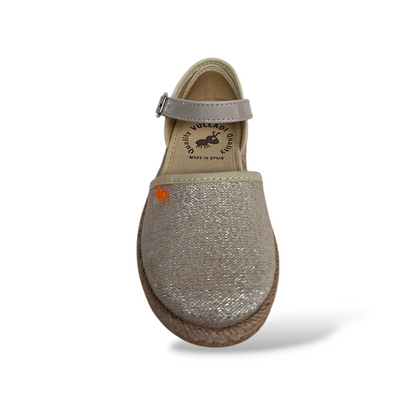 Scarpe-cerimonia-bambina-beige-VUL-LADI-matrimonio-comunione-Scarpetteria-Gica-Trani
