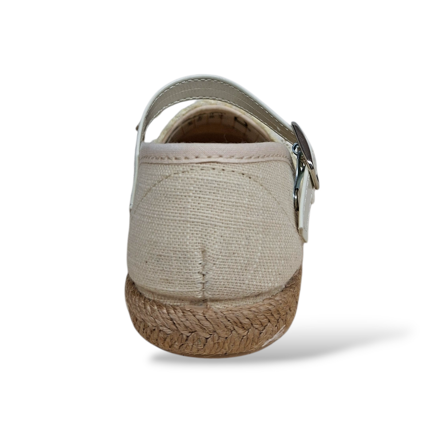 Espadrillas-beige-fibbia-bambina-ragazza-taglia-24-37-Scarpetteria-Gica-Trani
