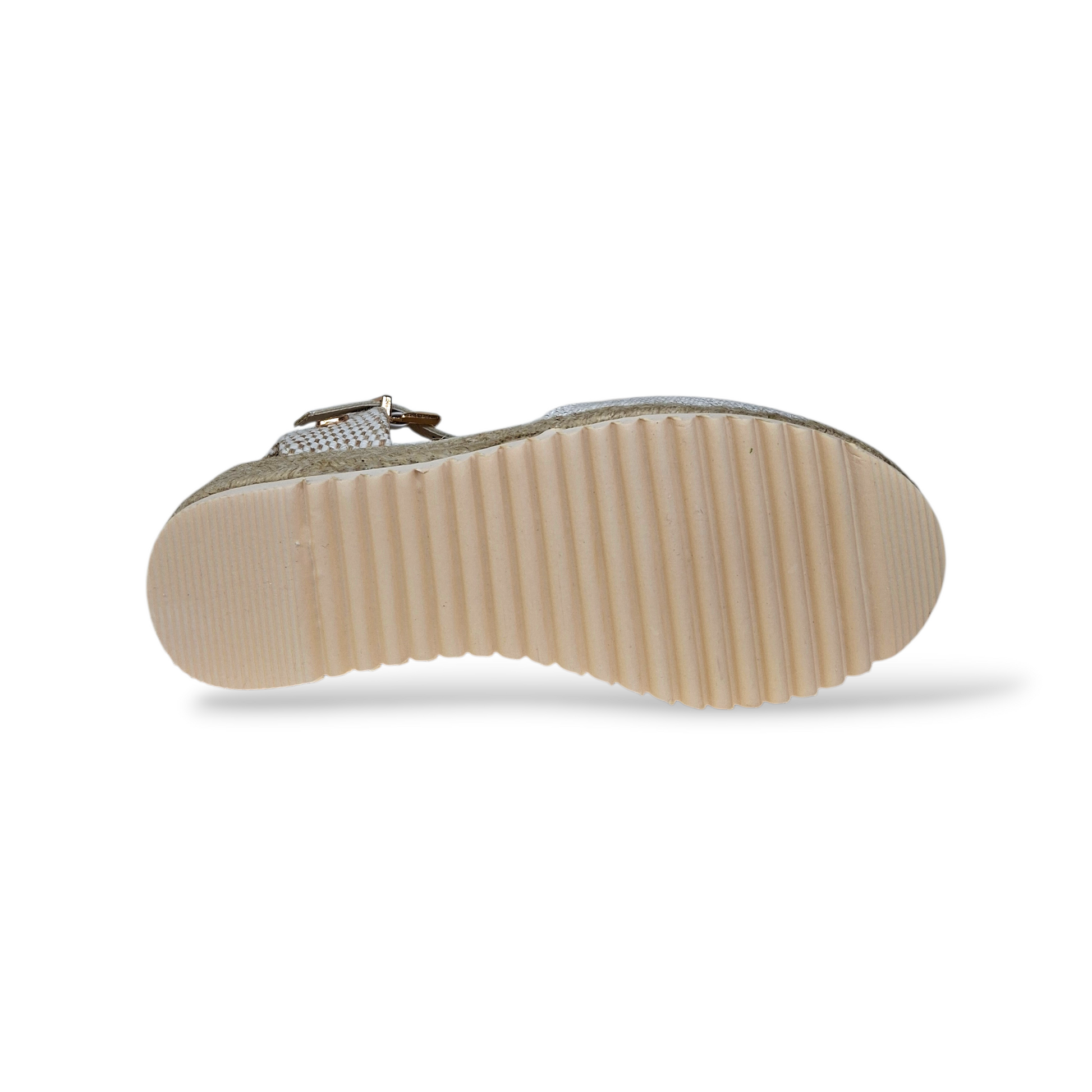 scarpetteria-gica-calzature-bambina-espadrillas-beige-argento-suola-gomma-sottopiede-pelle