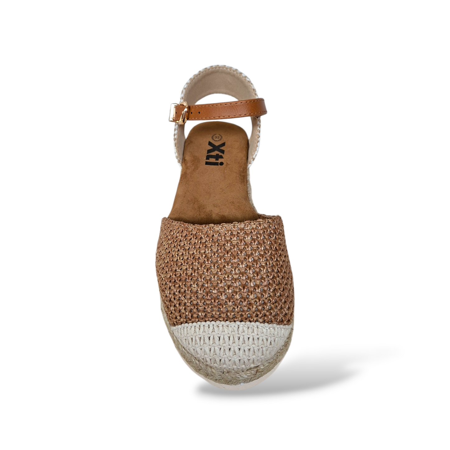 scarpetteria-gica-xti-footwear-espadrillas-bambina-camel-beige-marrone-comunione-matrimonio