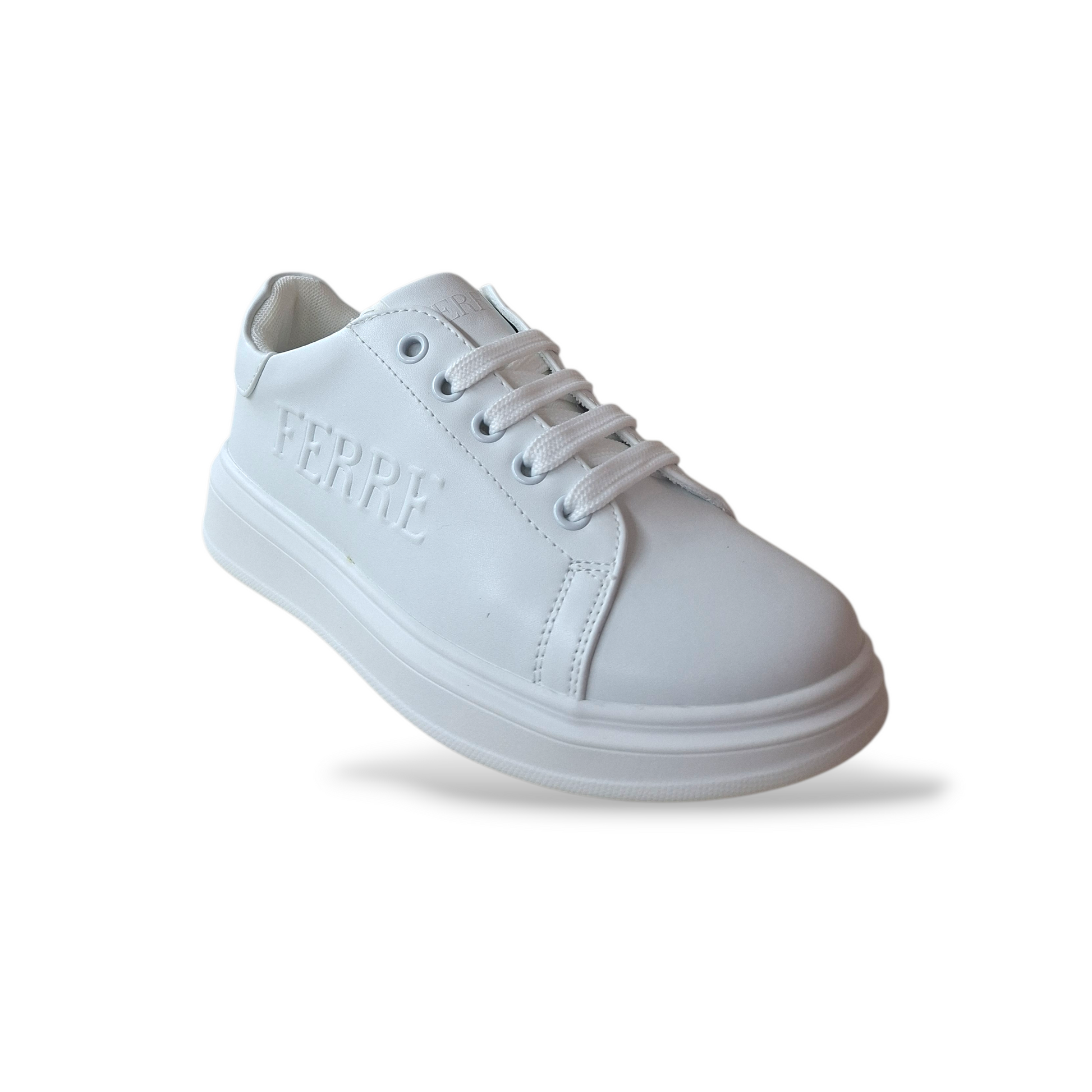 Ferrè-FB-421 scarpe eleganti bambino bianco total white – Scarpetteria-Gica-Trani