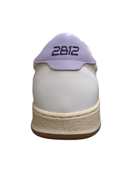 Scarpe sneakers Bambine e ragazze 2B12 JRPLAY  bianco-oro-viola laccio