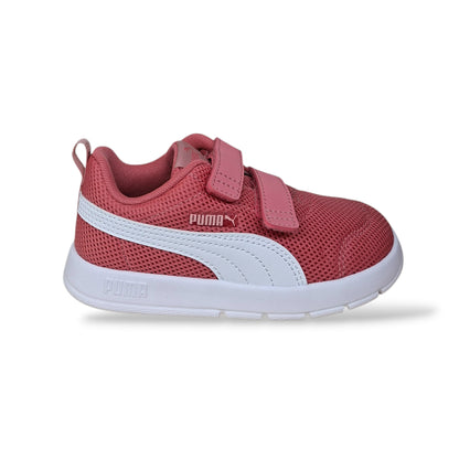 sneakers-bambina-puma-courtflex-v3-rosa-bianco-velcro-scarpetteria-gica-trani
