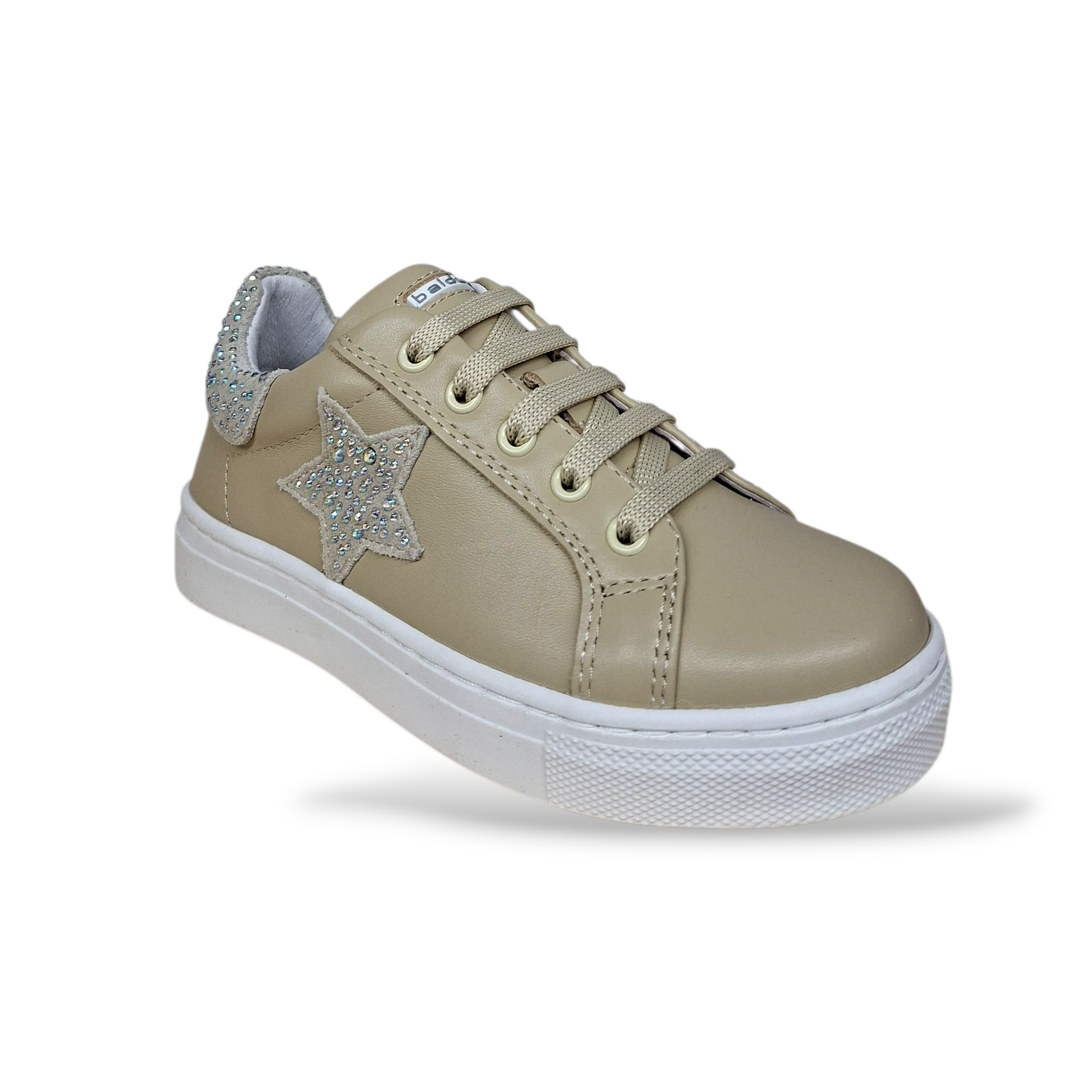 Scarpe cerimonia bambina Balducci pelle beige Made in Italy - Scarpetteria Gica Trani