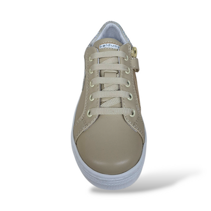 Calzature artigianali bambina Balducci pelle italiana beige primavera estate - Scarpetteria Gica Trani