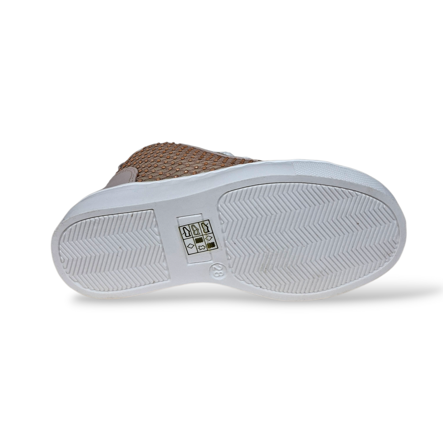 Sneakers bambina bianche Ferrè primavera estate 2026 cerimonie e tempo libero - Scarpetteria Gica Trani

