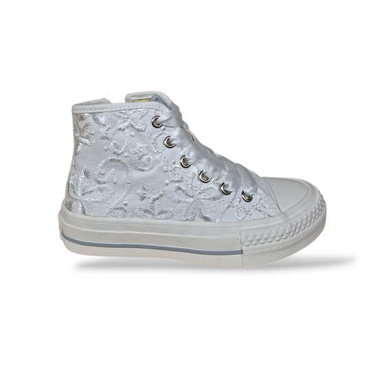 sneakers-gaelle-naomi-GV015T-bianco-ricami-uncinetto-cerimonia-bambina-scarpetteria-gica-trani
