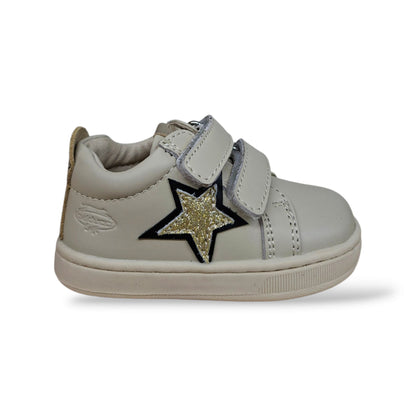 balducci-cita-6642-scarpa-primi-passi-bambina-beige-platino-nero-vera-pelle-tricolore-chic-elegante-velcro-fondo-gomma-pieghevole-soft-made-in-italy-sofisticata-raffinata-artigianale-taglie-18-24-scarpetteria-gica-trani

