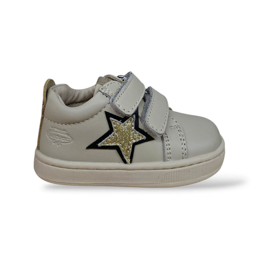balducci-cita-6642-scarpa-primi-passi-bambina-beige-platino-nero-vera-pelle-tricolore-chic-elegante-velcro-fondo-gomma-pieghevole-soft-made-in-italy-sofisticata-raffinata-artigianale-taglie-18-24-scarpetteria-gica-trani
