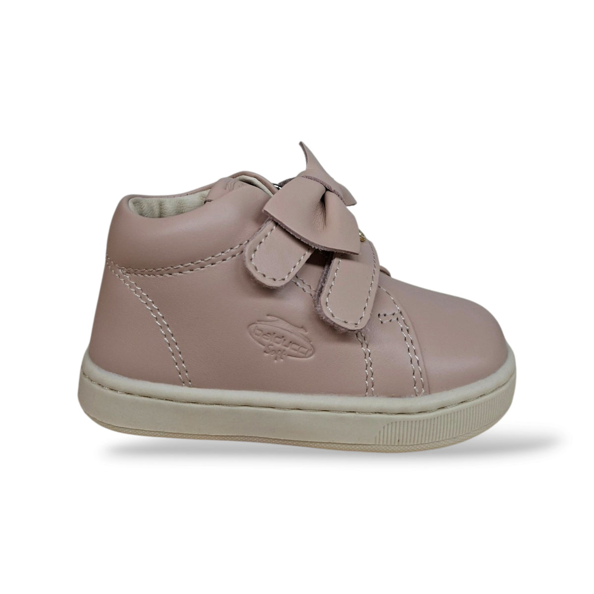 balducci-cita-7450-scarpa-primi-passi-bambina-cipria-rosa-polvere-vera-pelle-morbida-velcro-fiocco-estraibile-romantico-fondo-gomma-pieghevole-soft-made-in-italy-artigianale-delicata-femminile-taglie-19-24-scarpetteria-gica-trani
