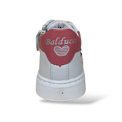 calzature-primi-passi-bambina-bianco-rosa-zip-laterale-scarpetteria-gica-trani
