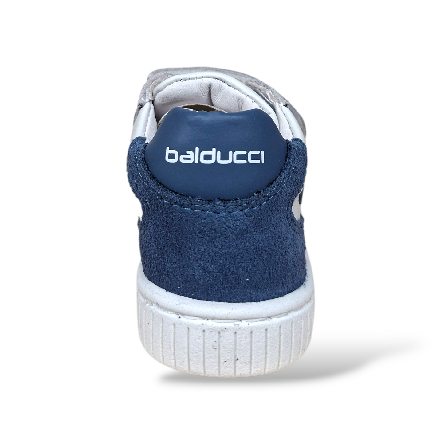 Calzature ortopediche bambino Balducci Cita MSPO4881 bluette bianco grigio velcro - Scarpetteria Gica Trani
