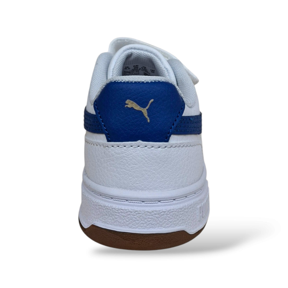 puma-caven-scarpe-pelle-bambini-ragazzi-bianco-blue-laccio-elastico-velcro-suola-gomma-stile-basket-taglie-20-35-back-to-school-scarpetteria-gica-trani
