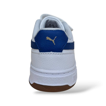 puma-caven-scarpe-pelle-bambini-ragazzi-bianco-blue-laccio-elastico-velcro-suola-gomma-stile-basket-taglie-20-35-back-to-school-scarpetteria-gica-trani

