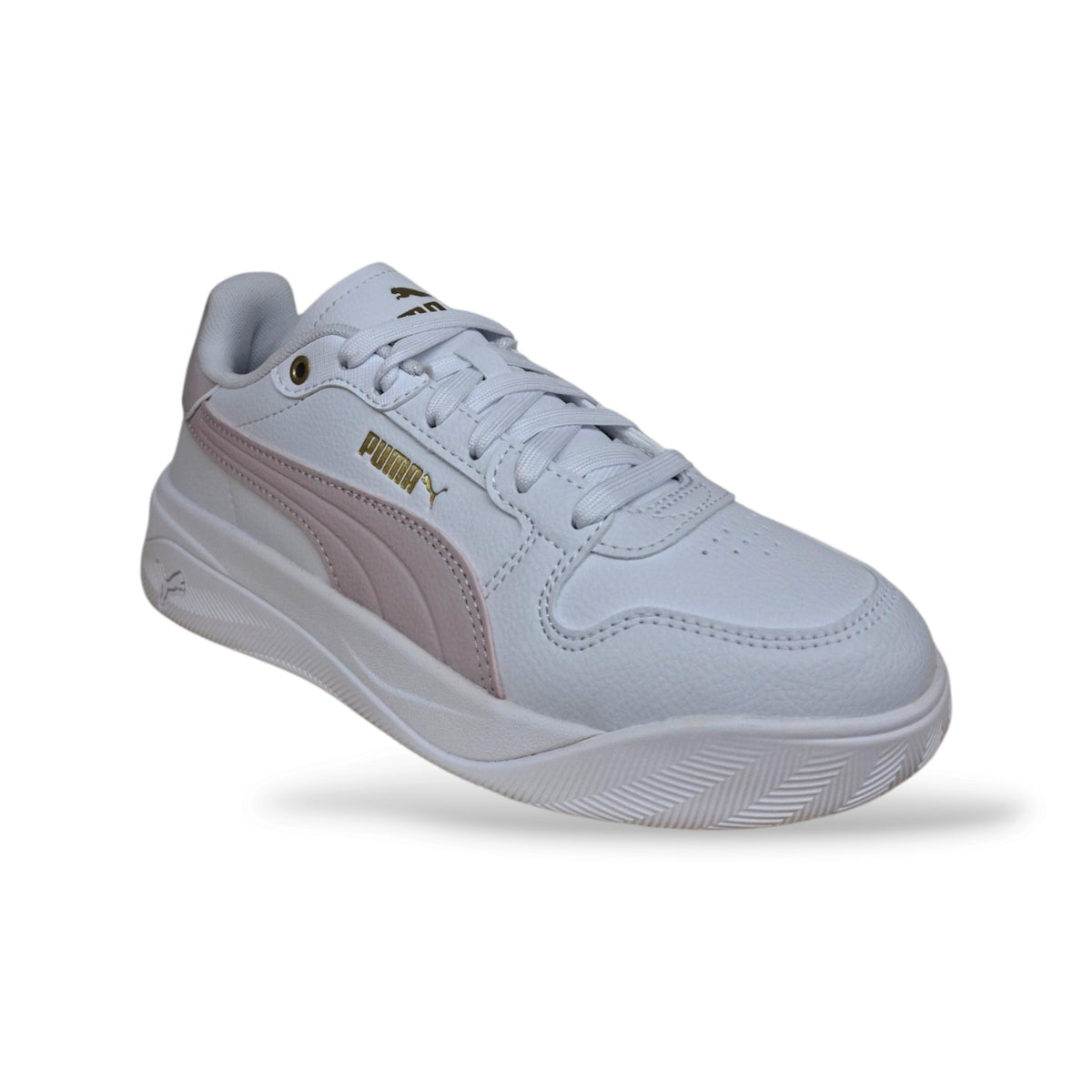 sneakers-tennis-bambine-ragazze-puma-court-bae-408625-bianco-rosa-pelle-strutturata-linee-pulite-contemporanee-laccio-elastico-velcro-facile-indosso-rimozione-autonomia-scuola-primaria-secondaria-taglie-28-39-scarpetteria-gica-trani
