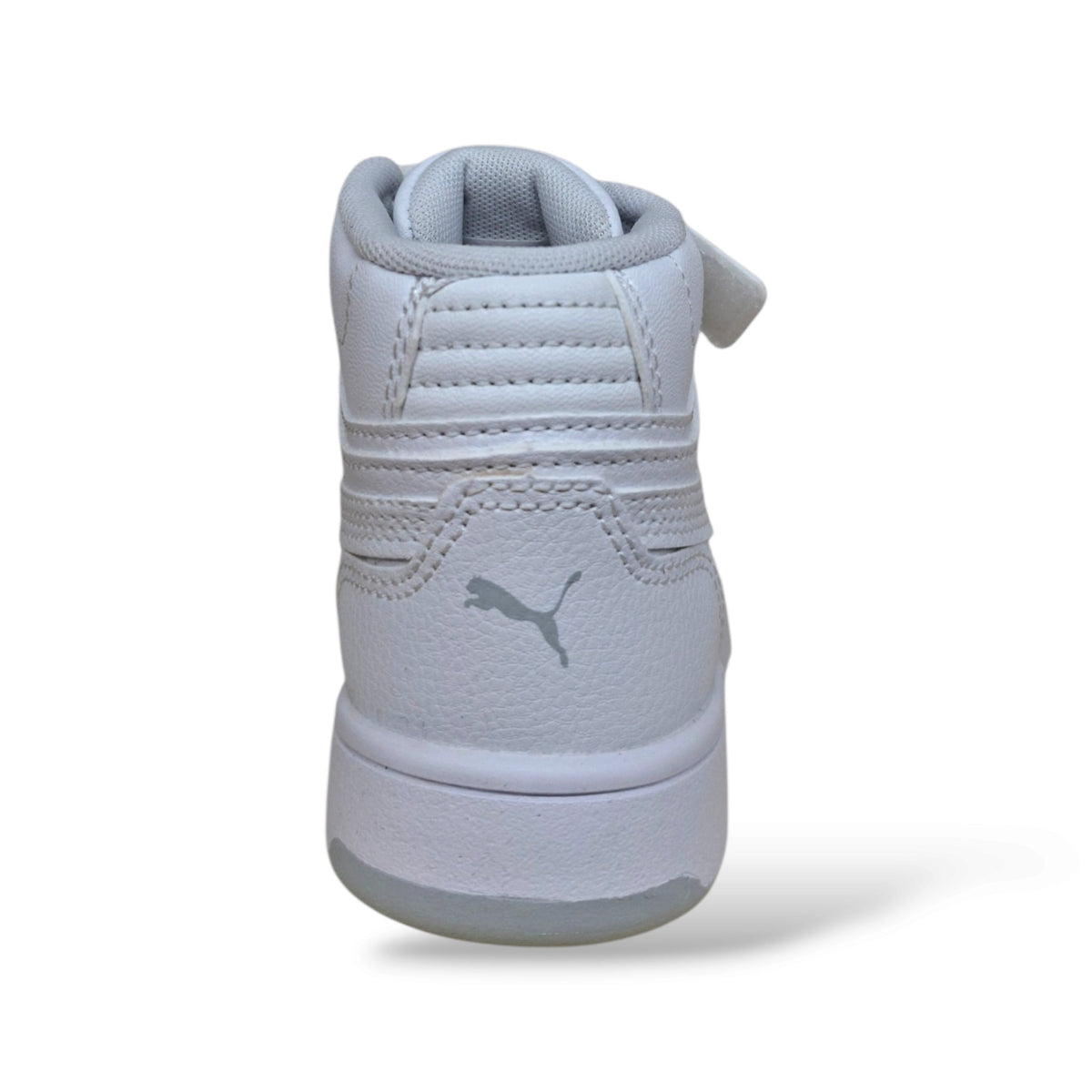 puma-rebound-408802-bianco-pelle-bambini-ragazzi-total-white-silhouette-alta-basket-laccio-elastico-velcro-autonomia-totale-back-to-school-versatile-abbinabile-qualsiasi-outfit-autunno-inverno-2026-taglie-28-35-scarpetteria-gica-trani
