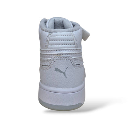 puma-rebound-408802-bianco-pelle-bambini-ragazzi-total-white-silhouette-alta-basket-laccio-elastico-velcro-autonomia-totale-back-to-school-versatile-abbinabile-qualsiasi-outfit-autunno-inverno-2026-taglie-28-35-scarpetteria-gica-trani
