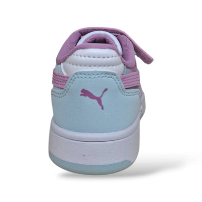 puma-rebound-407469-celeste-rosa-bianco-pastello-bambine-pelle-silhouette-alta-basket-laccio-elastico-estetica-autentica-velcro-calzata-sicura-autonoma-back-to-school-femminile-autunno-inverno-2026-taglie-28-35-scarpetteria-gica-trani
