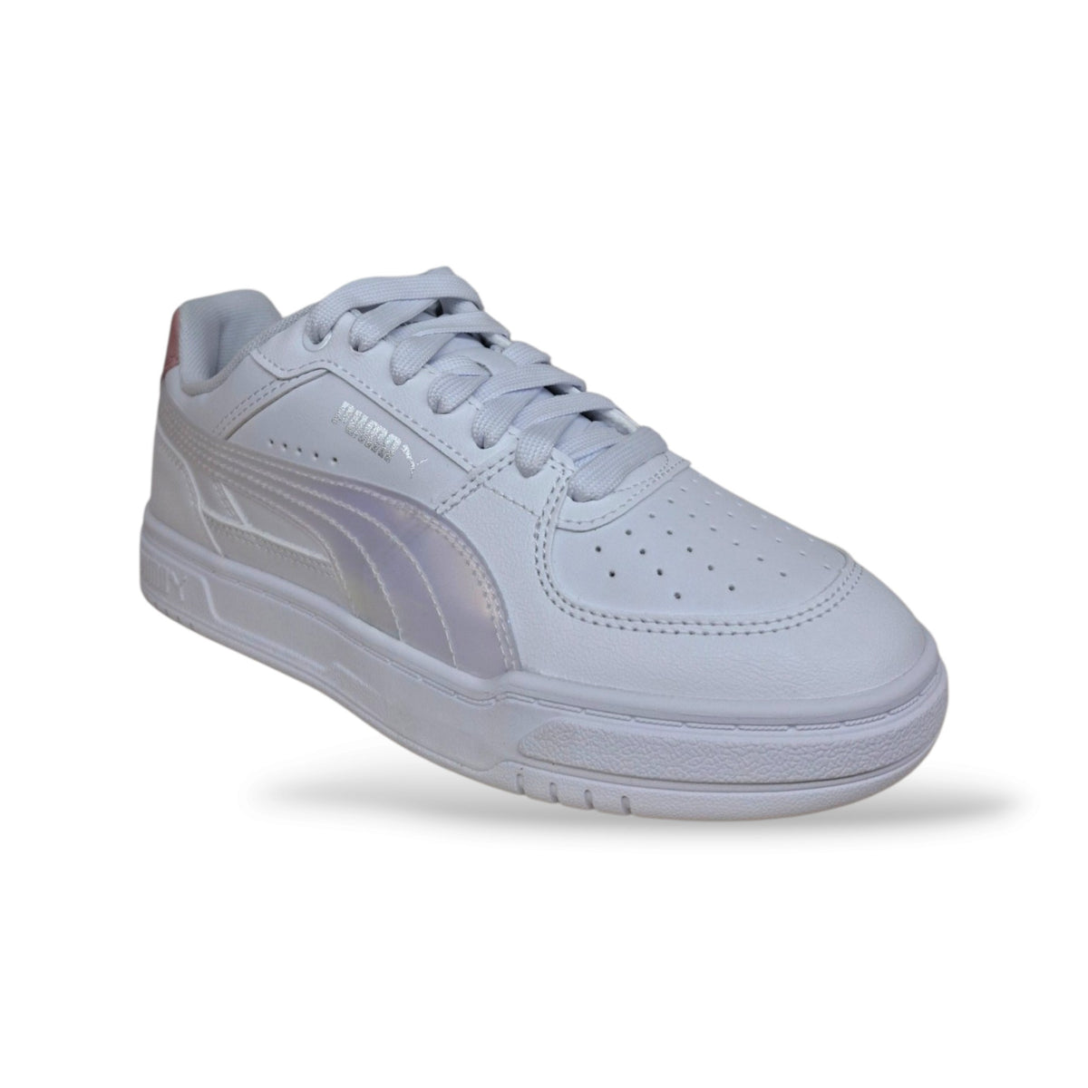 sneakers-bambine-ragazze-puma-caven-406893-bianco-cangiante-pelle-silhouette-basket-essenziale-contemporanea-laccio-elastico-velcro-rapido-mezza-taglia-comfort-suola-stabile-aderente-scuola-passeggiate-uscite-taglie-36-39-scarpetteria-gica-trani
