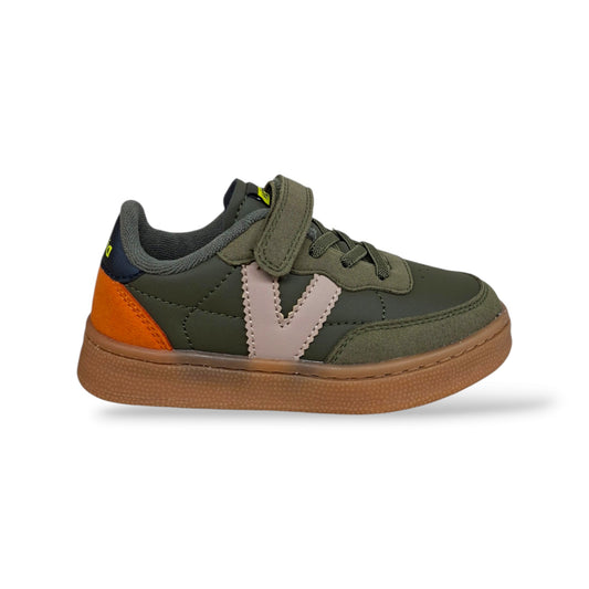 victoria-oslo-tiempo-1256106-sneakers-bambini-ragazzi-verdone-arancione-nero-camel-pelle-suede-laccio-elastico-velcro-taglie-28-38-scarpetteria-gica-trani
