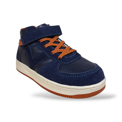 sneakers-bambini-ragazzi-victoria-tiempo-blue-arancione-pelle-suede-premium-laccio-elastico-velcro-bicolore-sportivo-vivace-autunno-inverno-scarpetteria-gica-trani
