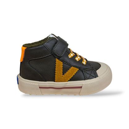 victoria-tribu-1065204-sneakers-bambini-ragazzi-verdone-giallo-pelle-laccio-elastico-velcro-taglie-25-30-scarpetteria-gica-trani
