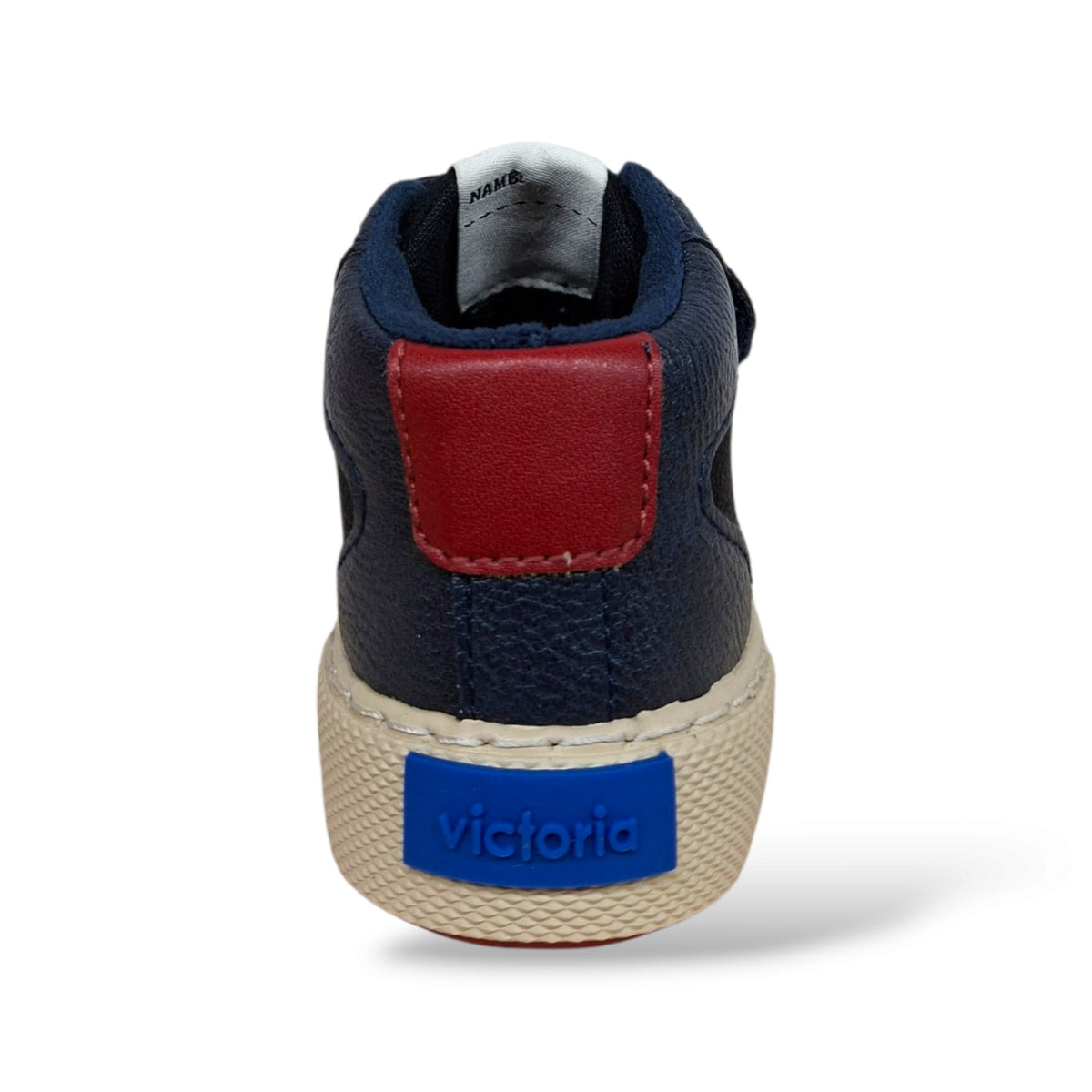 victoria-tribu-scarpe-bambini-blue-bianco-pelle-doppia-chiusura-laccio-elastico-velcro-logo-v-collarino-imbottito-taglie-22-30-scarpetteria-gica-trani
