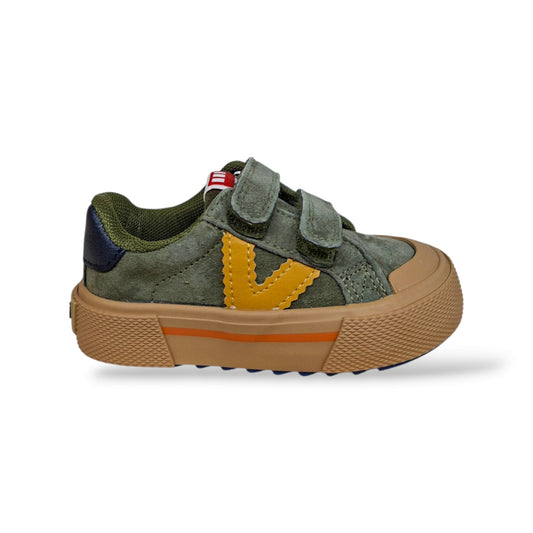 victoria-tribu-1065201-sneakers-bambini-ragazzi-verdone-giallo-suede-velcro-strappo-bicolore-vivace-originale-taglie-22-30-scarpetteria-gica-trani
