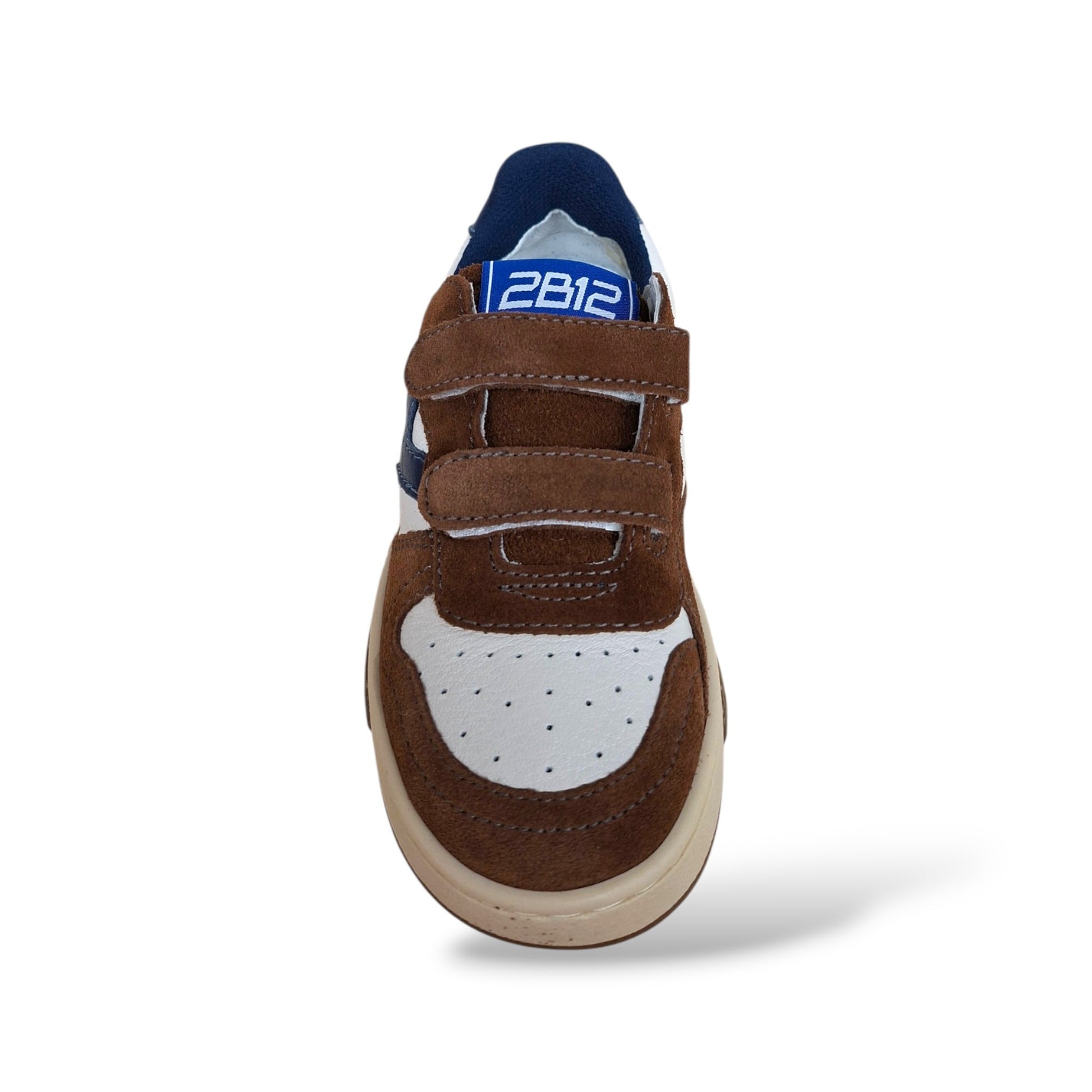 sneakers-artigianali-italiane-bambini-ragazzi-2b12-hyper-blue-marrone-bianco-pelle-suede-velcro-premium-scarpetteria-gica-trani
