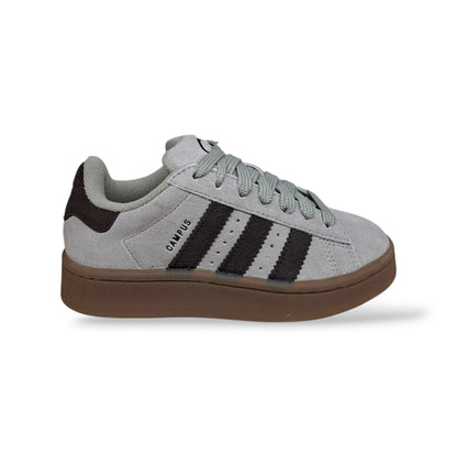 adidas-campus-originals-ki9403-sneakers-bambini-grigio-marrone-camel-suede-lacci-taglie-28-35-back-to-school-scarpetteria-gica-trani
