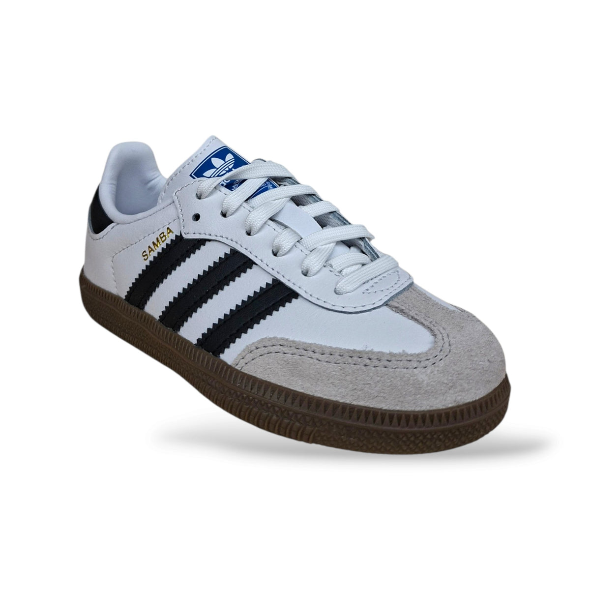 adidas-samba-originals-bambini-piccoli-bianco-nero-grigio-marrone-pelle-suede-velcro-strappo-laccio-elastico-scarpe-scuola-materna-taglie-22-27-scarpetteria-gica-trani
