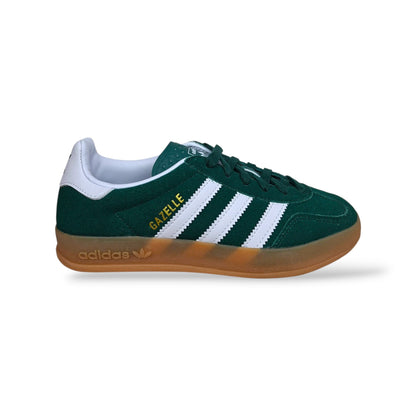 adidas-gazelle-indoor-ih9134-sneakers-bambini-ragazzi-verdone-bianco-camel-suede-lacci-taglie-36-40-scarpetteria-gica-trani
