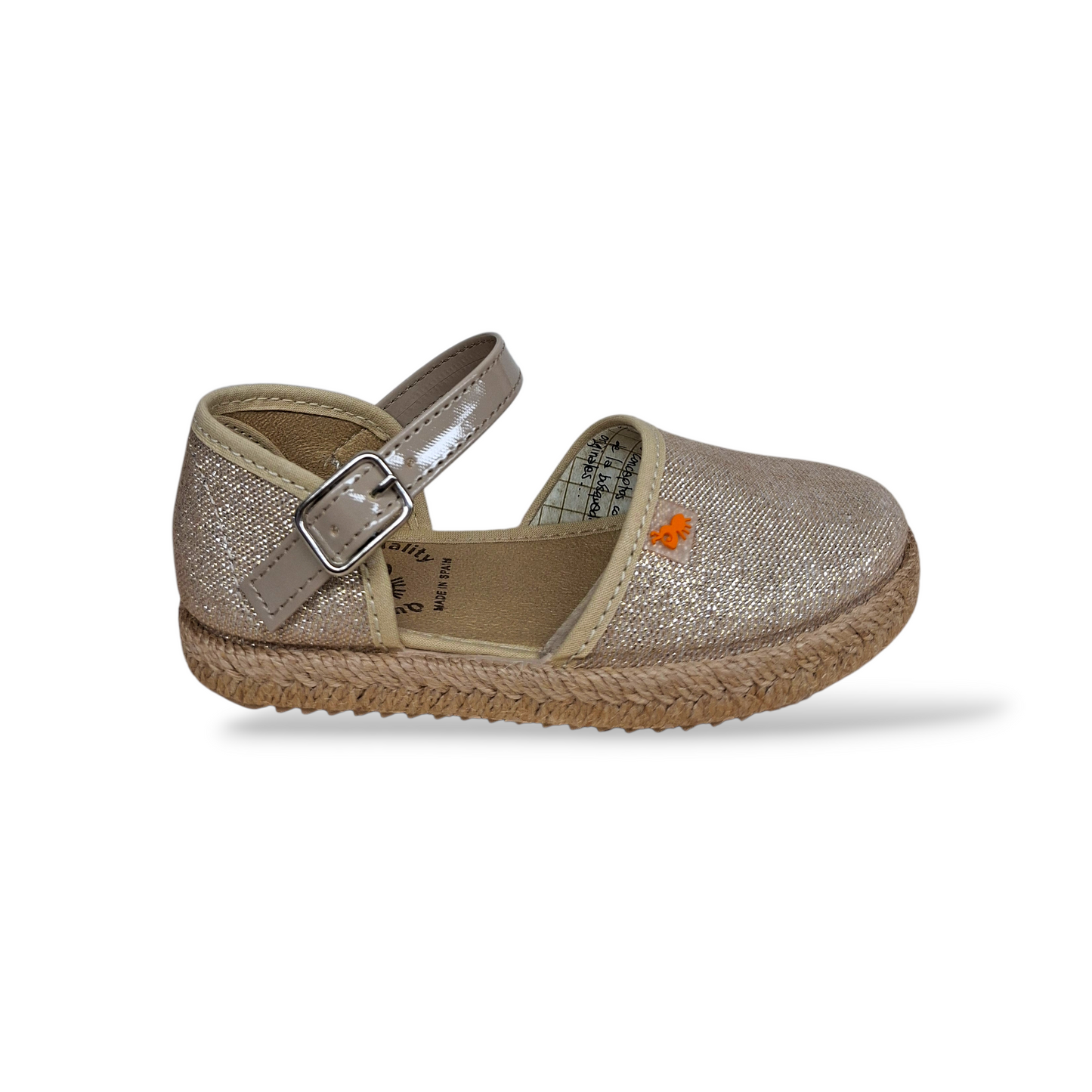 Espadrillas-bambina-beige-VUL-LADI-fibbia-cerimonia-Scarpetteria-Gica-Trani
