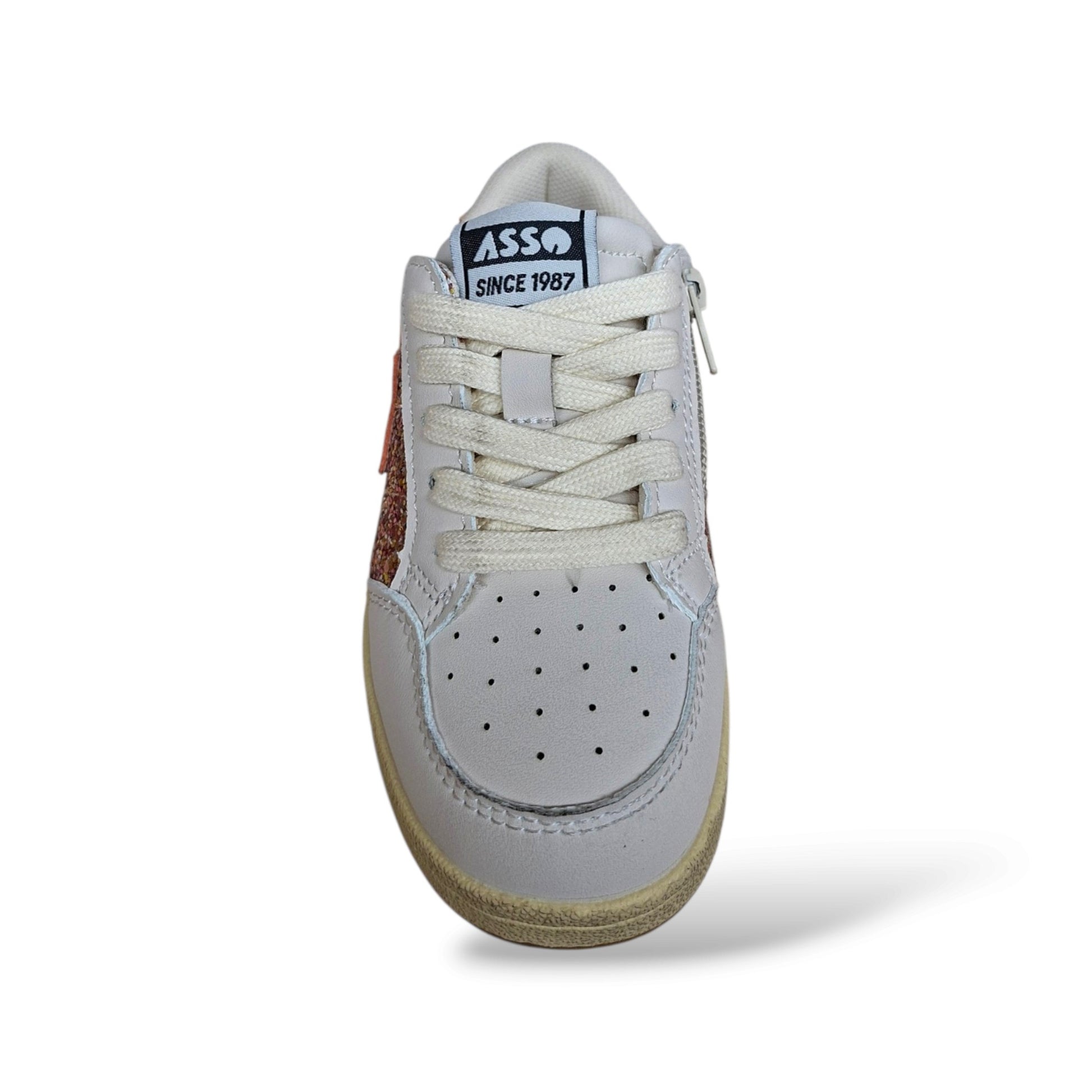 sneakers-sportive-bambine-ragazze-asso-hyper-bianco-glitter-cipria-rosa-lacci-zip-laterale-stella-romantica-pastello-brillante-autunno-inverno-scarpetteria-gica-trani
