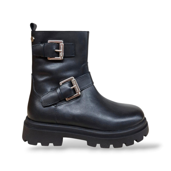 gioseppo-80774-stivaletto-motociclista-fibbie-bambine-ragazze-nero-pelle-zip-laterale-biker-rock-contemporaneo-taglie-32-39-scarpetteria-gica-trani
