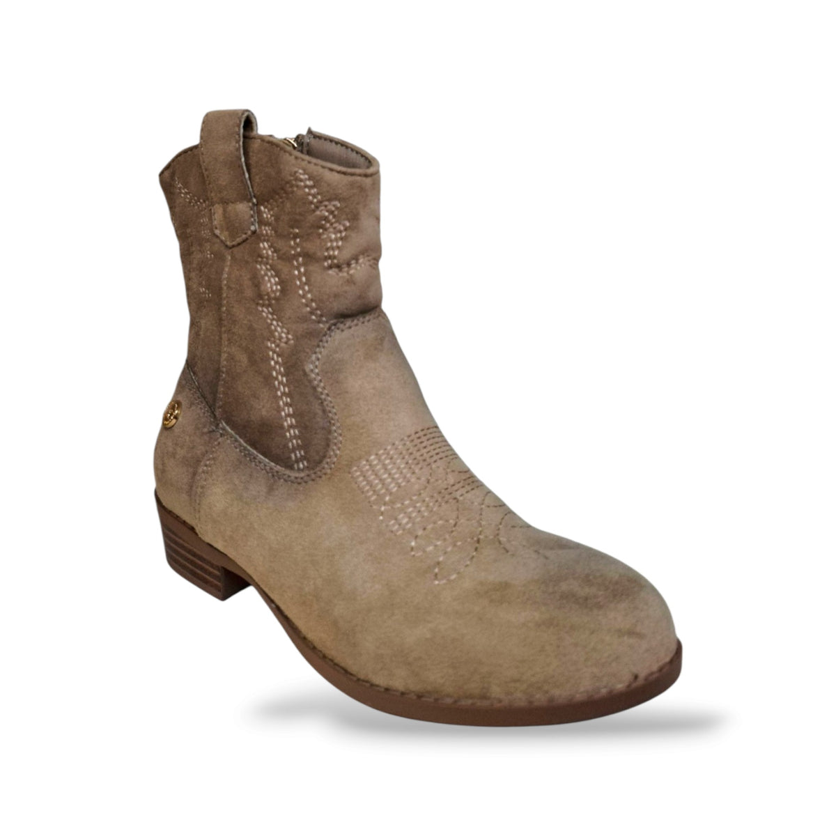 stivaletto-camperos-bambine-ragazze-xti-botin-15407101-beige-suede-elegante-moderna-tocco-western-contemporaneo-zip-laterale-calzata-rapida-sicura-outfit-casual-femminile-tempo-libero-passeggiate-taglie-32-38-scarpetteria-gica-trani

