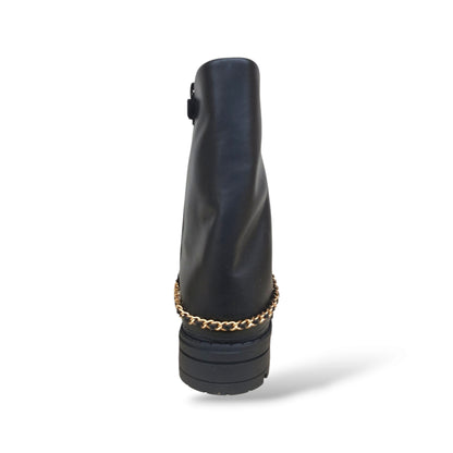 balducci-rive1036-nero-oro-pelle-bambine-ragazze-stivaletto-biker-stelle-glitterate-nere-luminose-elastico-laterale-pratico-zip-fodera-pelle-sottopiede-pelle-rock-contemporaneo-jeans-vestitini-outfit-quotidiano-autunno-inverno-2026-taglie-27-36-scarpetteria-gica-trani

