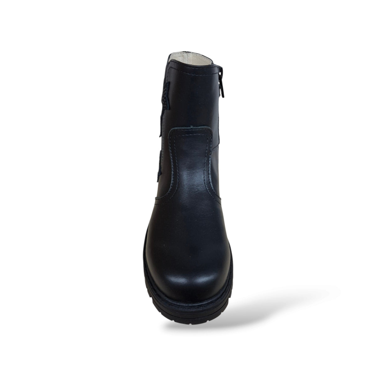 scarpe-biker-pelle-nera-stelle-glitter-bambina-ragazza-balducci-rive-rive1035-elastico-laterale-fodera-pelle-sottopiede-pelle-fondo-gomma-resistente-rock-audace-originale-taglie-27-36-scarpetteria-gica-trani
