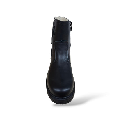scarpe-biker-pelle-nera-stelle-glitter-bambina-ragazza-balducci-rive-rive1035-elastico-laterale-fodera-pelle-sottopiede-pelle-fondo-gomma-resistente-rock-audace-originale-taglie-27-36-scarpetteria-gica-trani
