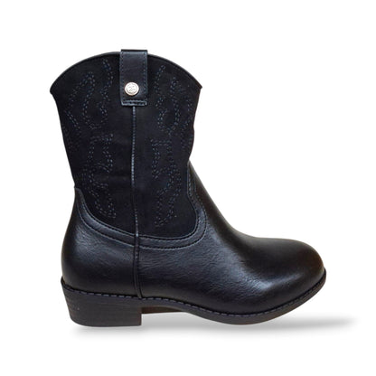 xti-botin-15416903-stivaletto-camperos-bambine-ragazze-nero-pelle-elegante-decisa-stile-western-contemporaneo-originale-zip-laterale-pratica-veloce-comfort-sostegno-versatile-jeans-gonna
